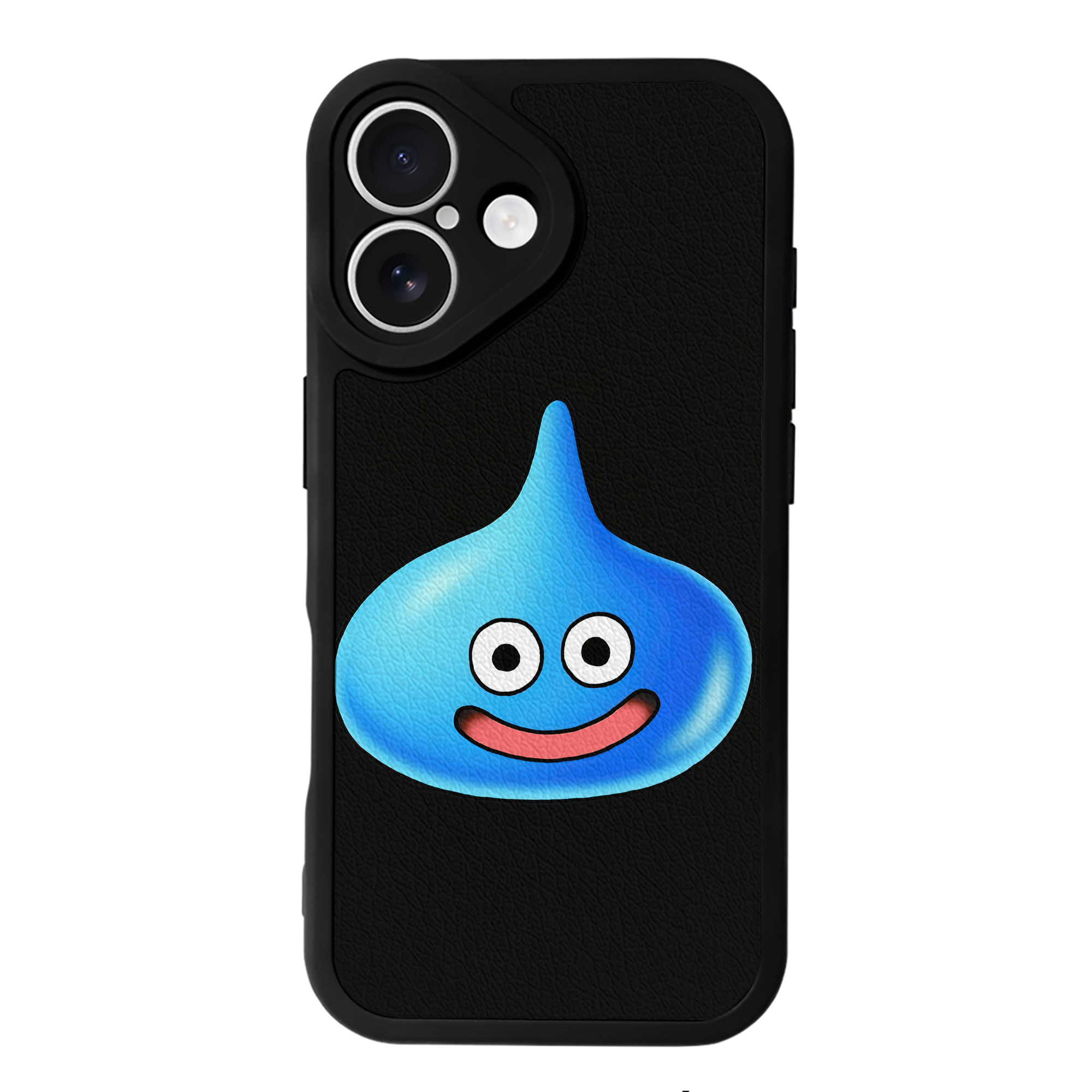 （画像用） ドラゴンクエスト Doragon Kuesuto Dragon Quest 【iPhone 16シリーズ対応】シリコンスマホケース（レザー調） 材質：シリコン